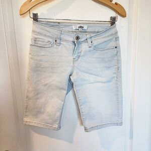 Pale Light Blue Jean Short womens size 3